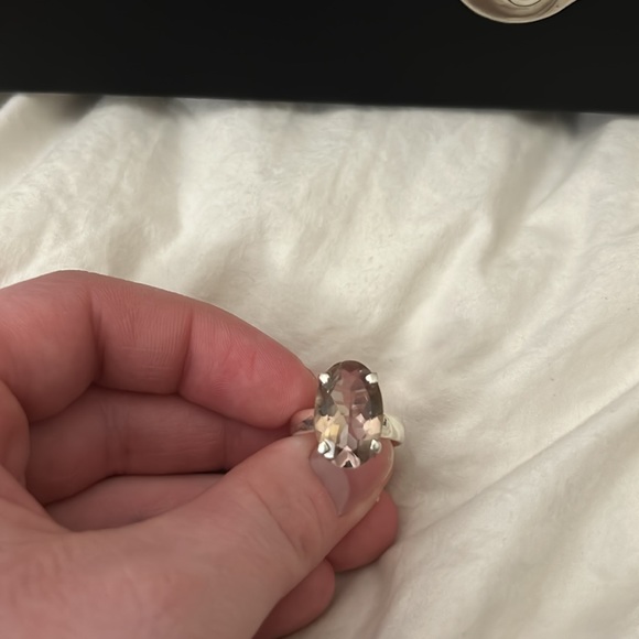 Sterling Silver Citrine Ring - Picture 4 of 4